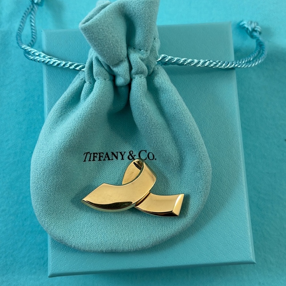 Tiffany & Co. Ribbon pin brooch - Picture 11 of 16